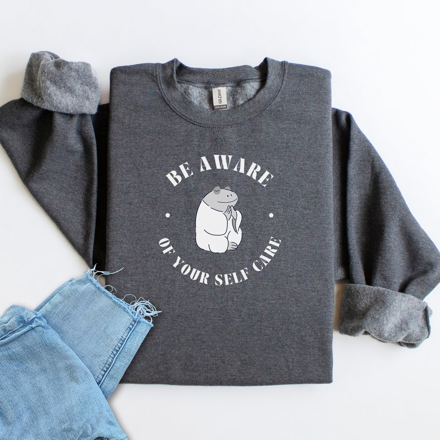 Be Aware Frog Crewneck Sweatshirt