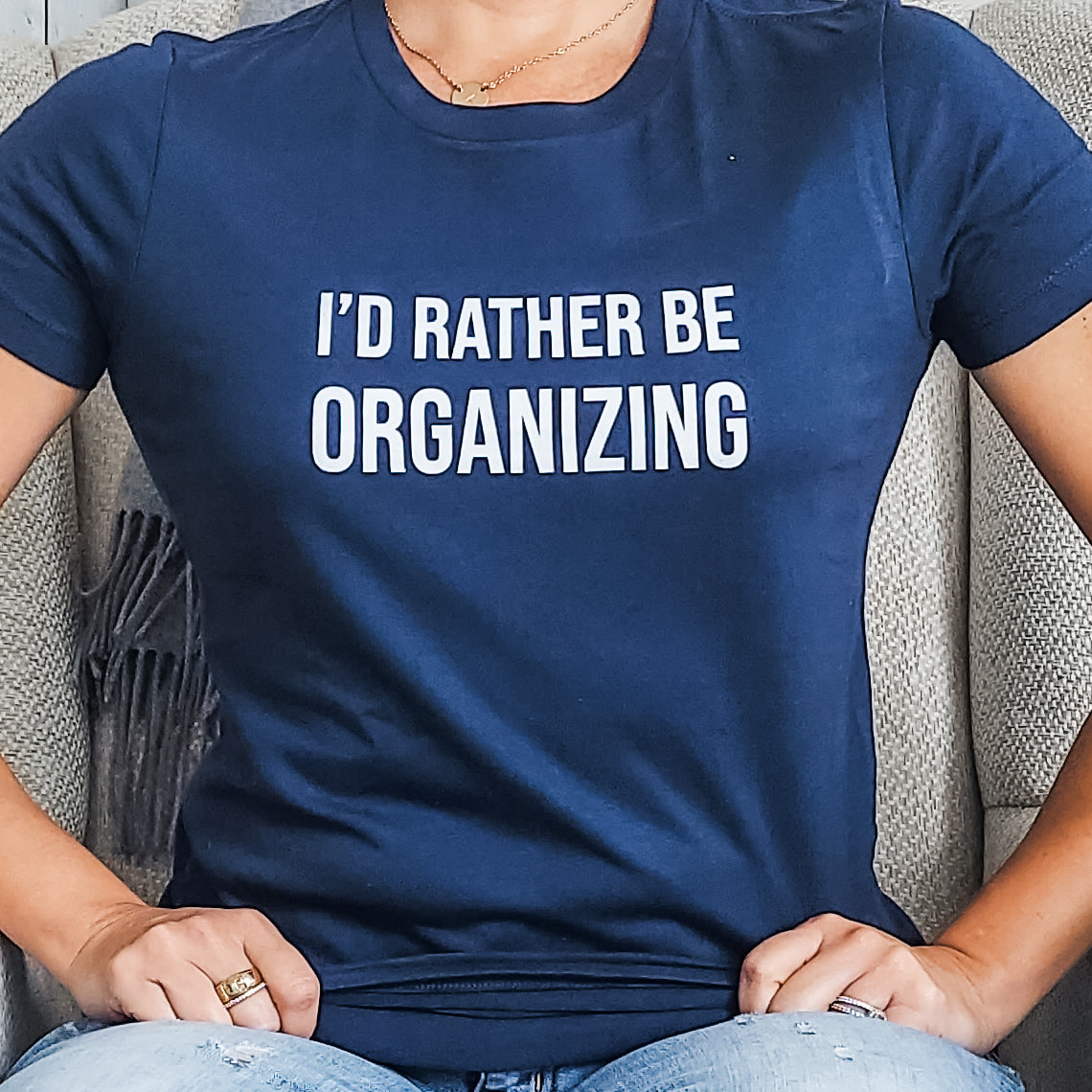 I'd Rather Be Organizing Tee